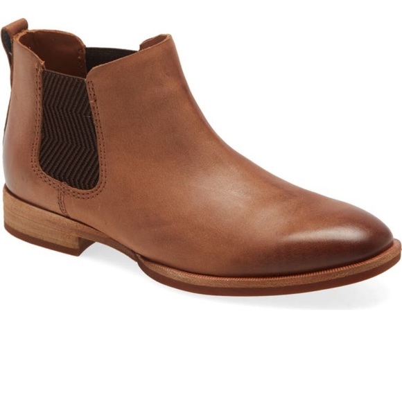 Kork-Ease Kit Chelsea Brown Leather Slip-on Ankle Boot Bootie - Sz 9, New In Box - Picture 1 of 12